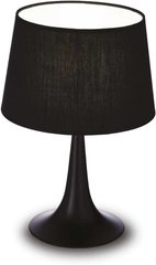 Декоративная настольная лампа Ideal lux London TL1 Small Nero (110554)