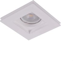 Точковий врізний світильник Azzardo AZ3466 Hera Gips Square S (white)