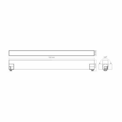 LED світильник трековий VIDEX TR05 30W 4100K 220V чорний (VL-TR05-304B) арт. 28196