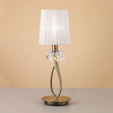 Декоративная настольная лампа Mantra 4737 LOEWE ANTIQUE BRASS