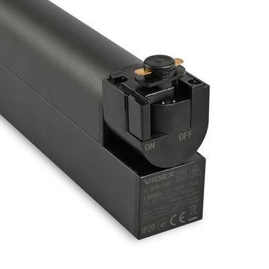 LED світильник трековий VIDEX TR06 15W 4100K 220V чорний (VL-TR06-154B) арт. 28197