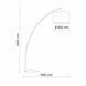 Торшер декоративный TK Lighting MOBY GRAY 5487