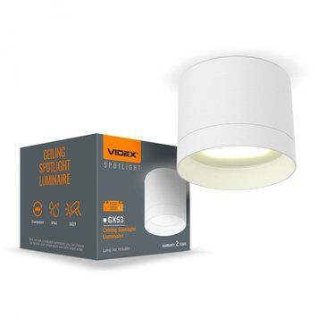 Точечный накладной светильник Videx 27675 VL-SPF19A-W
