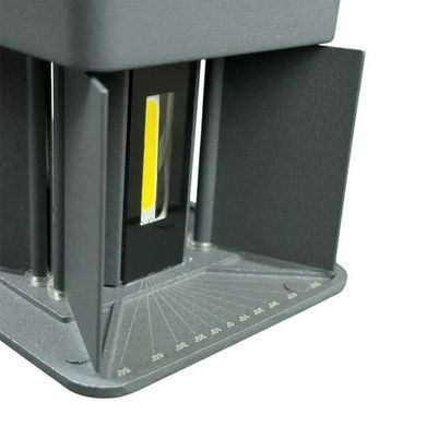 Вулична підсвітка фасаду ECLIPSE-S VIOLUX 12W 3000-4500-6500К IP65 антрацит 500570