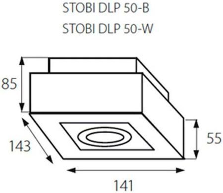 Точечный накладной светильник Kanlux 26830 STOBI DLP 50-B