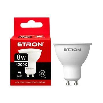 Світлодіодна лампа Etron 1-ELP-088 8Вт GU10 4200K рефлектор