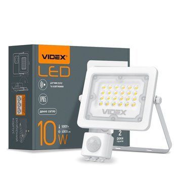 Прожектор Videx 26263 VL-F2e105W-S, 10 Вт, 1000 лм, 5000K