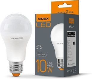 Світлодіодна лампа Videx 24555 VL-A60eD-10274, A60 10W 4100K E27 Dimmable, 300&deg;