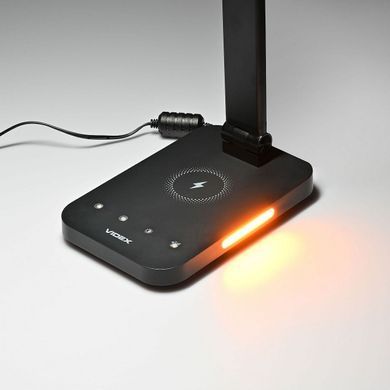Настільна лампа з бездротовою зарядкою Videx 18W 1800-6500K VL-TF17B