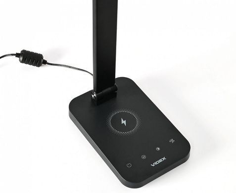 Настільна лампа з бездротовою зарядкою Videx 18W 1800-6500K VL-TF17B