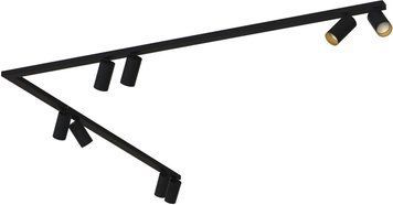Спот-система Nowodvorski 7700 MONO CORNER VIII 2X150 BLACK/GOLD PL