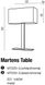 Декоративная настольная лампа Azzardo Martens Table MT2251-S-BK (AZ1559)