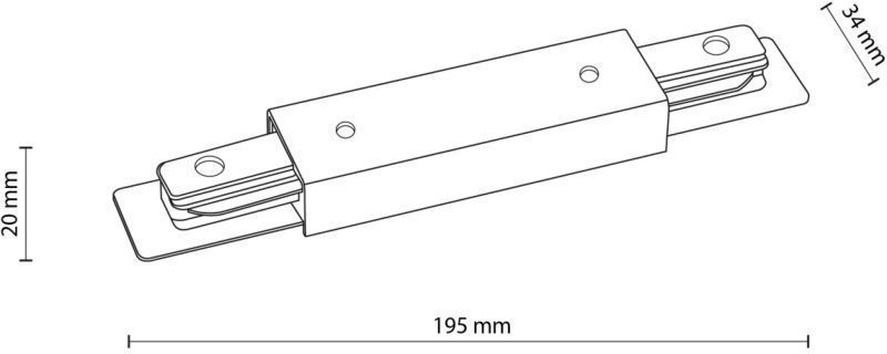 Элемент трековой системы TK LIGHTING 4529 TRACER