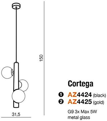 Люстра-підвіс Azzardo AZ4425 CORTEGA GO