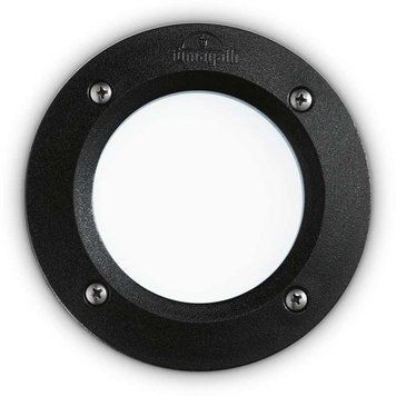 Встраиваемый уличный светильник Ideal lux LETI ROUND FI1 NERO (96551)
