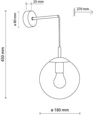 Бра декоративне TK LIGHTING 5387 ESME