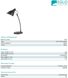 Настільна лампа Eglo Top Desk 7059