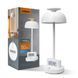 LED настольная лампа с аккумулятором VIDEX 8W 4000K+RGB белый (VL-TF24W) арт. 29249