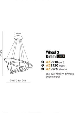 Современная люстра Azzardo AZ2920 Wheel 3 Dimm