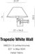 Бра декоративне Azzardo Trapezio White Wall MB2311-S (AZ1542)