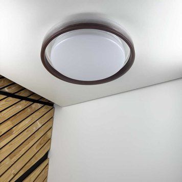 Світильник LED smart Violux HELIX+пульт 60W 3000-6000K IP20 коричневий 220265