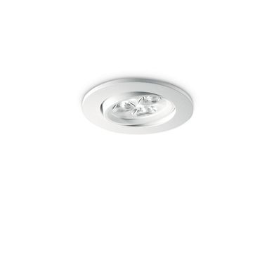Точечный врезной светильник Ideal lux Delta FI3 Bianco (62396)