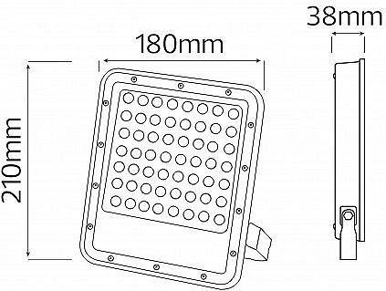 Світлодіодний прожектор OSELO-50 50W 6400K IP65 068-025-0050-020