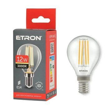 Светодиодная лампа Etron Filament 1-EFP-1147 12Вт E14 3000K