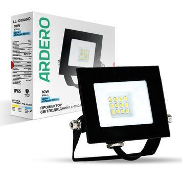 Прожектор Ardero 80015 LL-1010ARD, 10 Вт, 800 лм, 6500К