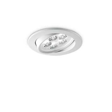 Точечный врезной светильник Ideal lux Delta FI5 Bianco (62402)