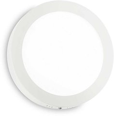 Настінний світильник Ideal lux Universal AP1 18W Round Bianco (138602)