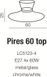 Люстра сучасна стельова Azzardo Pires 60 Top LC5123-4 (AZ0281)