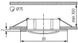 Точковий врізний світильник Kanlux Navi CTX-DT10-W (02550)