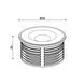 LED модуль KLOODI KDMR16 H26 7W 3K