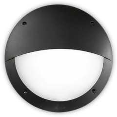 Настенный уличный светильник Ideal lux LUCIA-2 AP1 NERO (96698)
