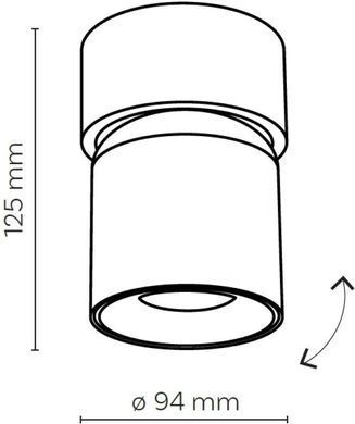 Світильник вуличний TK LIGHTING TWIST 10575