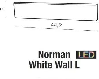 Декоративна підсвітка Azzardo Norman White Wall L MB5932L (AZ1684)