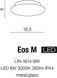 Стельовий світильник Azzardo Eos M LIN-1614-6W (AZ2071)