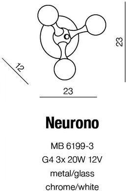 Бра декоративне Azzardo Neurono MB6199-3 (AZ0108)