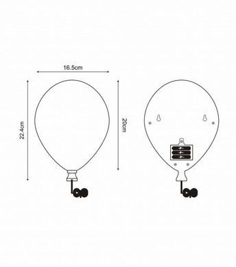 Светильник настенный ZUMALINE Baloon 84454-PK