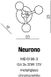 Бра декоративне Azzardo Neurono MB6199-3 (AZ0108)