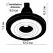 Точковий врізний світильник Imperium Light Saturn 30112.01.38