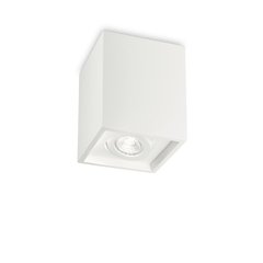 Точечный накладной светильник Ideal lux Oak PL1 Square Bianco (150468)