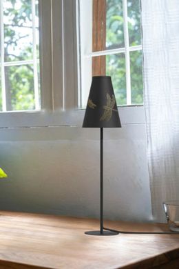 Декоративная настольная лампа Nowodvorski 8077 TRIFLE BLACK BL/G PL
