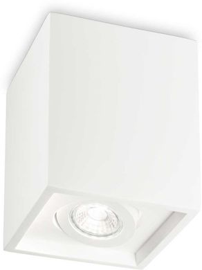 Точечный накладной светильник Ideal lux Oak PL1 Square Bianco (150468)