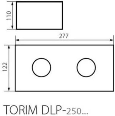 Точковий накладний світильник Kanlux 28462 TORIM DLP 250 W-B