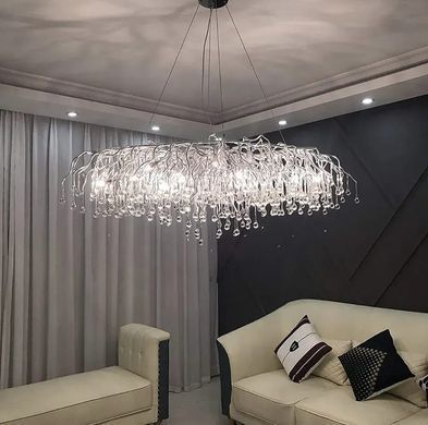 Сучасна люстра LineF MD9005-1500 CH OVAL