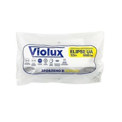 Світильник LED Violux ДББ ELIPSE UA 12W 6000K IP44