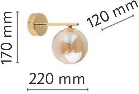 Бра декоративне TK Lighting ESTERA GOLD 4778