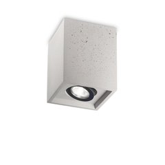 Точечный накладной светильник Ideal lux Oak PL1 Square Cemento (150475)